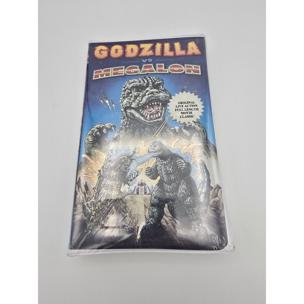 Godzilla vs. Megalon VHS/CLAMSHELL SEALED UAV 1367 variant